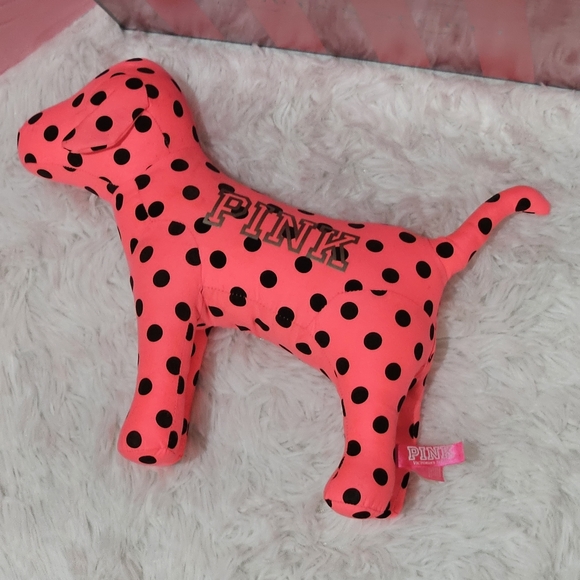 PINK Victoria's Secret Other - Victoria's Secret PINK large Polka Dot Display Dog